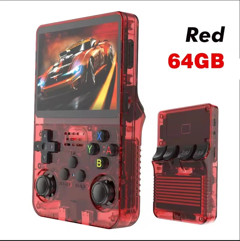 ARKOS R36S Retro Handheld Game Console Linux System 3.5-Inch IPS Screen Video Player 64GB/128GB Portable Handheld Game Console