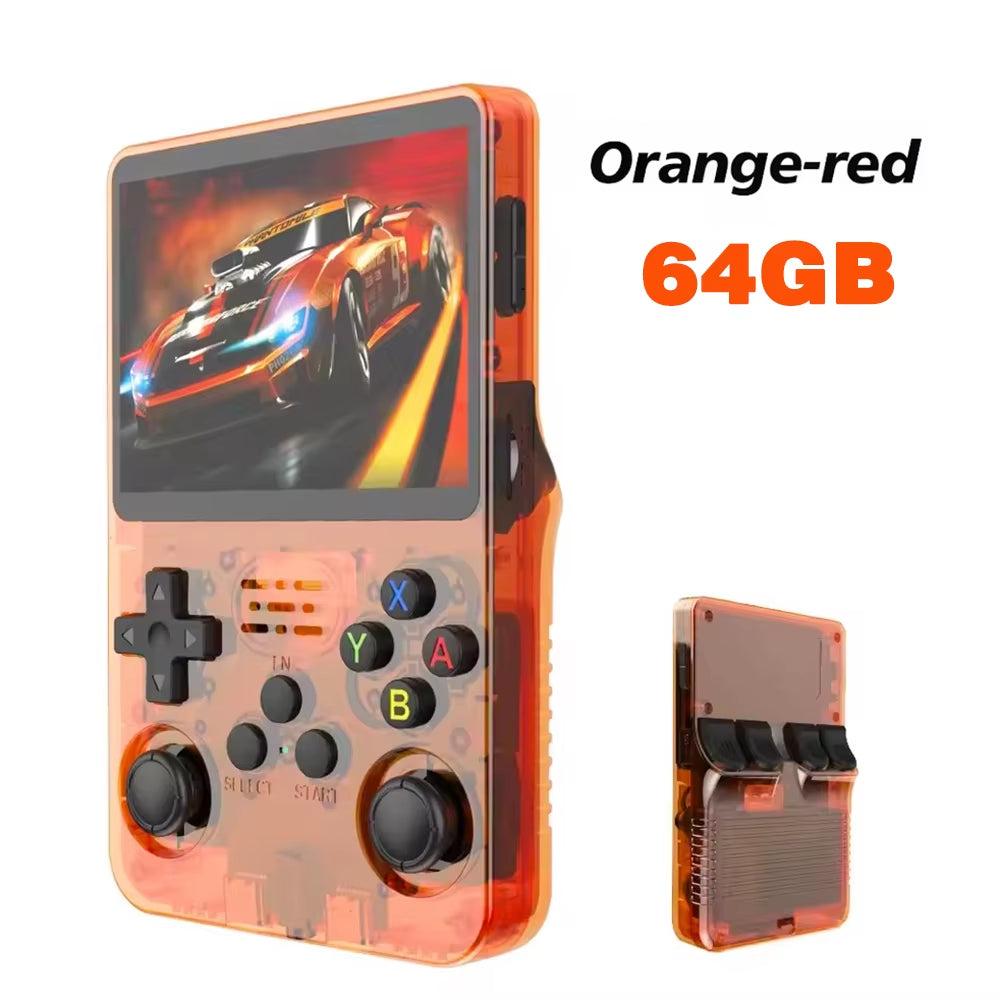 ARKOS R36S Retro Handheld Game Console Linux System 3.5-Inch IPS Screen Video Player 64GB/128GB Portable Handheld Game Console